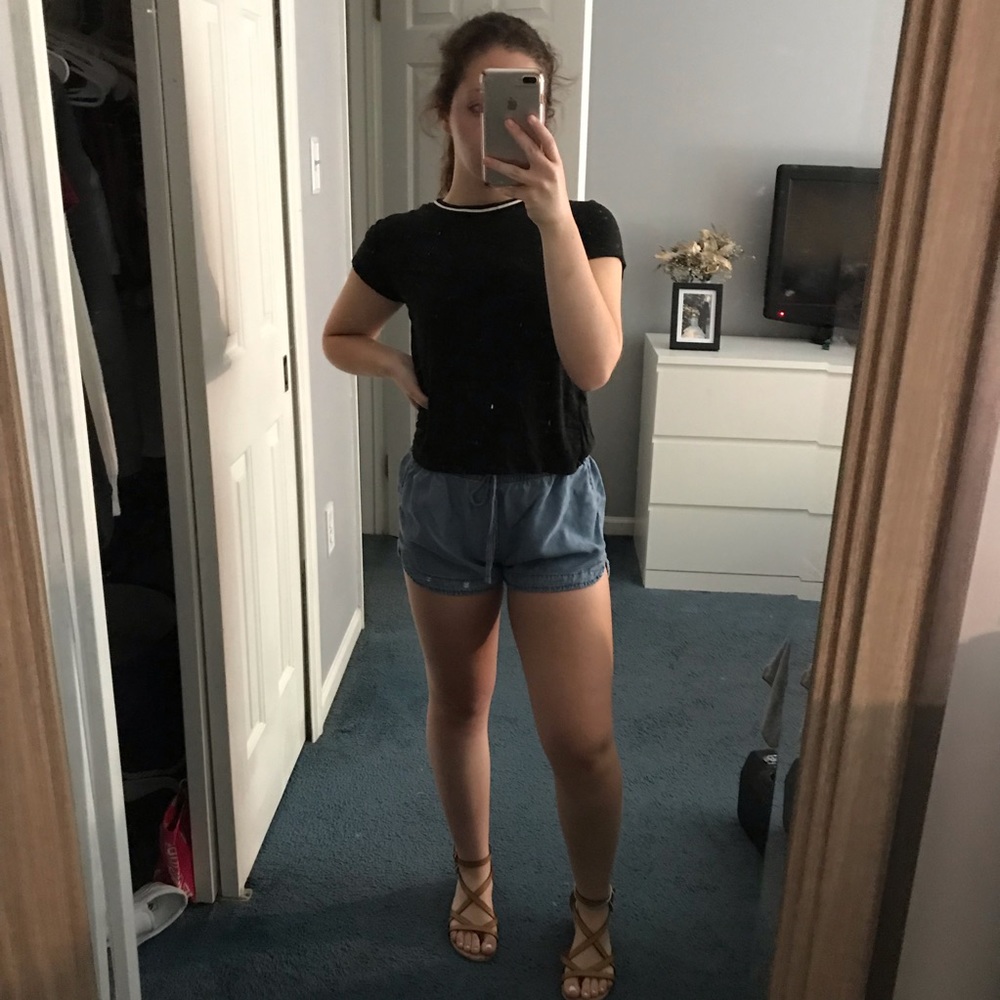 Brandy Melville Black Tee